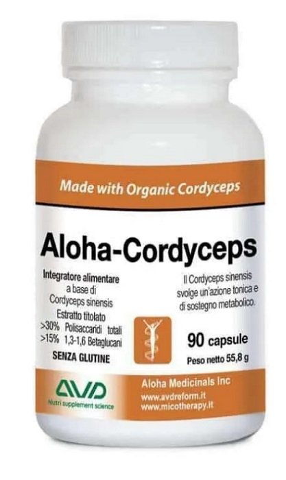 ALOHA CORDYCEPS 90 CAPSULE FLACONE 55,8 G