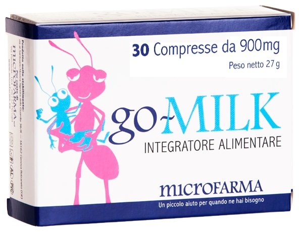 GO-MILK 30 COMPRESSE