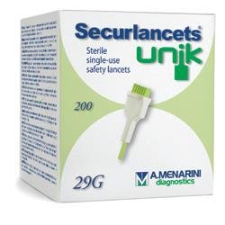 LANCETTE PUNGIDITO SECURLANCETS UNIK GAUGE 29 200 PEZZI