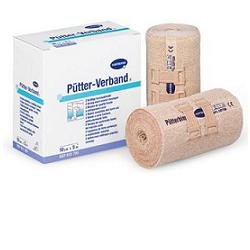 BENDA ELASTICA COMPRESSIVA PUTTER VERBAND ESTENSIBILITA%27 MEDIA M5X10CM 2 PEZZI