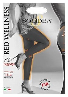 RED WELLNESS 70 LEGGINS MOKA 3ML