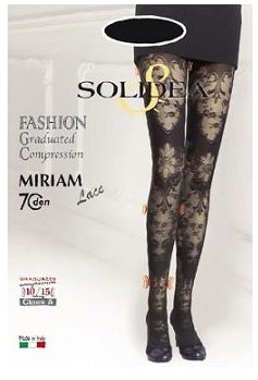 MIRIAM LACE 70 COLLANT FANTASIA NERO 2-M