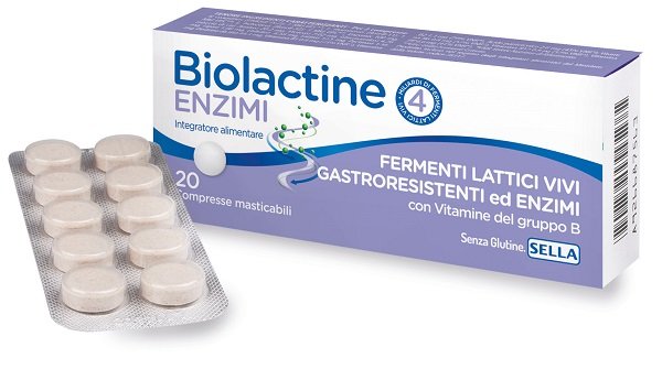 BIOLACTINE ENZIMI 20 COMPRESSE NUOVA FORMULA