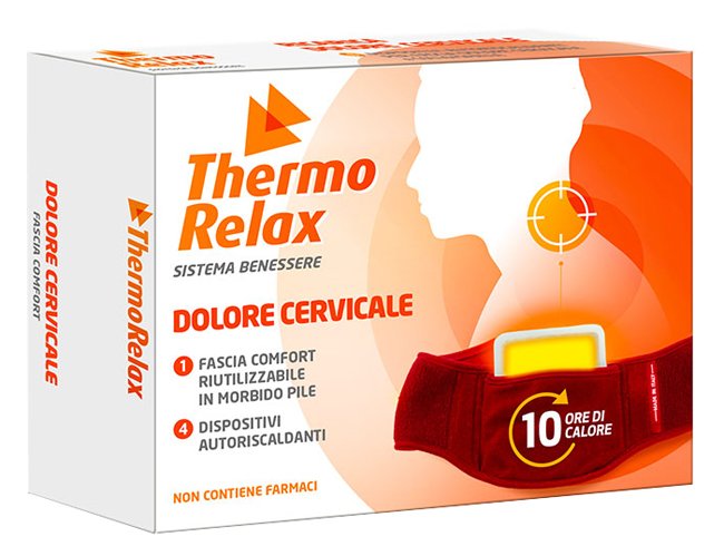 THERMORELAX FASCIA DOLORE CERVICALE+4 DISPOSITIVI AUTORISCALDANTI
