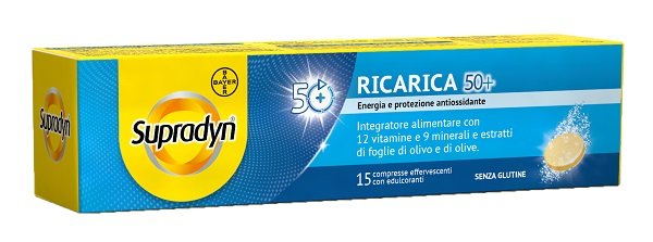 SUPRADYN RICARICA 50+ 15 COMPRESSE EFFERVESCENTI
