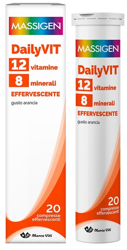DAILYVIT+ 12 VITAMINE 8 MINERALI EFFERVESCENTE 20 COMPRESSE