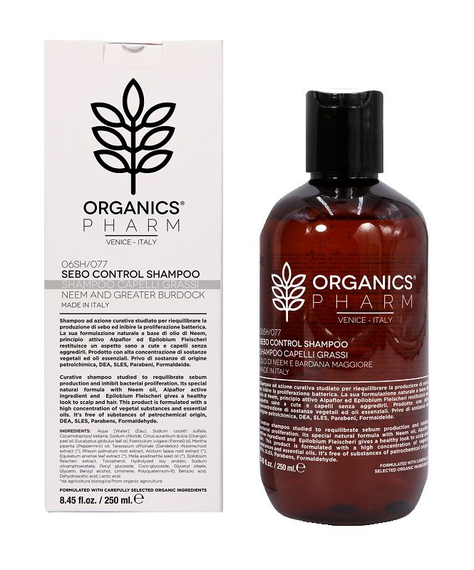 ORGANICS PHARM SEBO CONTROL SHAMPOO NEEM OIL AND ALPAFLOR