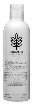 ORGANICS PHARM MODELLING GEL OIL NON OIL OAT AND EUCALYPTUS 250 ML