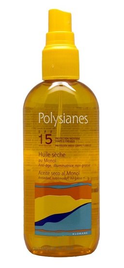 LES POLYSIANES OLIO SECCO SPF 15 PER CORPO CAPELLI 150 ML