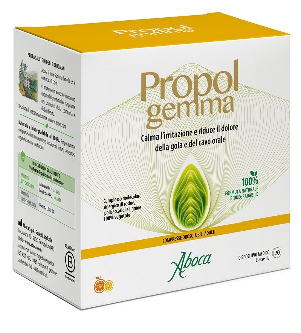 PROPOLGEMMA 20 COMPRESSE OROSOLUBILI ADULTI 1,50 G