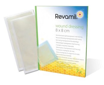 GARZA MEDICATA REVAMIL 8X8CM 7 PEZZI