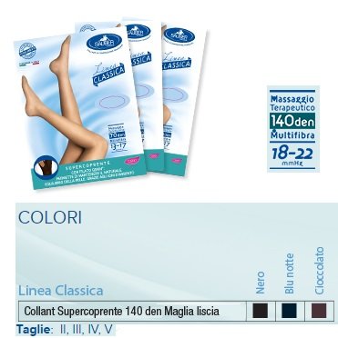 SAUBER COLLANT 140 DENARI SUPER COPRENTE MAGLIA MICRORETE BLU 3 LINEA CLASSICA
