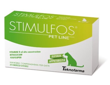 STIMULFOS PET LINE GATTO MANGIME COMPLEMENTARE SCATOLA 30 COMPRESSE