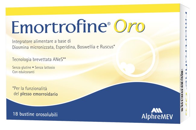 EMORTROFINE ORO 18 BUSTINE DA 3 G