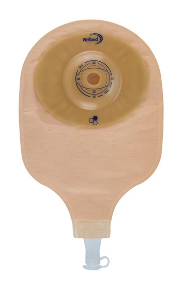 SACCA PER UROSTOMIA TRASPARENTE RITAGLIABILE AURUM PROFILE URO MAXI DIAMETRO 13-35 MM INIZIO CONVESSITA%27 35 MM 10 PEZZI