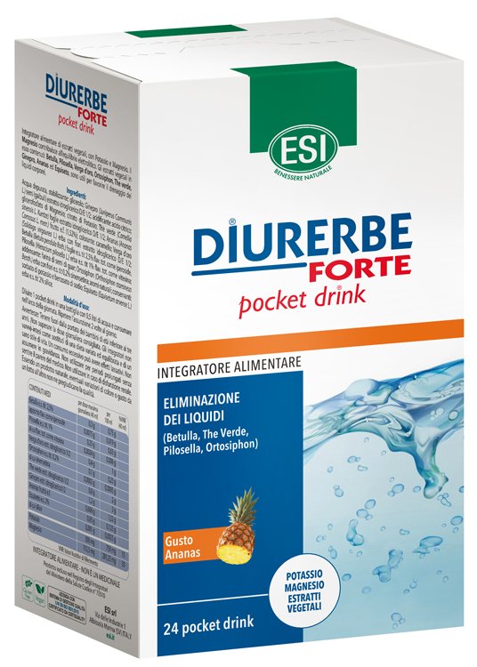 ESI DIURERBE FORTE POCKET DRINK ANANAS 24 X 20 ML