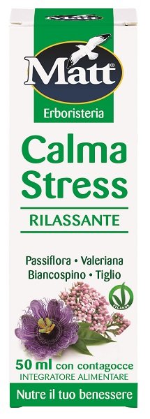 MATT ERBORISTERIA CALMA STRESS RILASSANTE GOCCE 50 ML