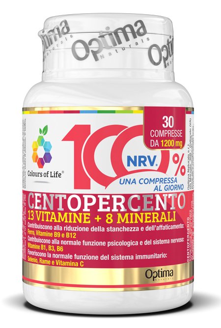 COLOURS OF LIFE CENTOPERCENTO 30 COMPRESSE 1200 MG