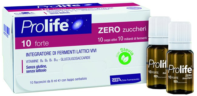 PROLIFE 10 MILIARDI ZERO ZUCCHERO 10 FLACONI DA 8 ML