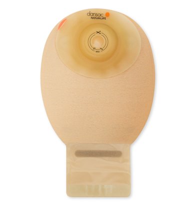 SACCA ILEOSTOMIA DANSAC NOVALIFE 1 SOFT CONVEX FONDO APERTO MONOPEZZO MAXI 15-24 MM NON STERILE 10 PEZZI