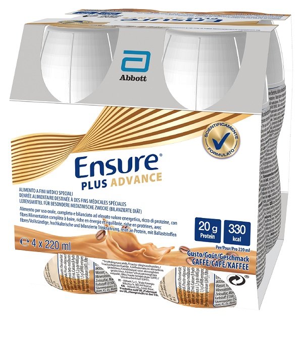 ENSURE PLUS ADVANCE CAFFE%27 4 BOTTIGLIE DA 220 ML