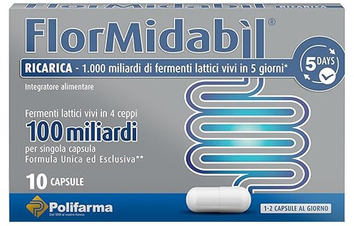 FLORMIDABIL RICARICA 10 CAPSULE