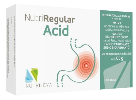 NUTRIREGULAR ACID 20 COMPRESSE MASTICABILI