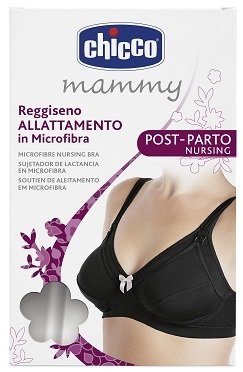 CHICCO MAMMY REGGISENO MICROFIBRA ALLATTAMENTO NERO 5D
