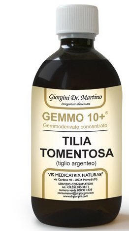 GEMMO 10+ TIGLIO ARGENTEO LIQUIDO ANALCOLICO 500 ML