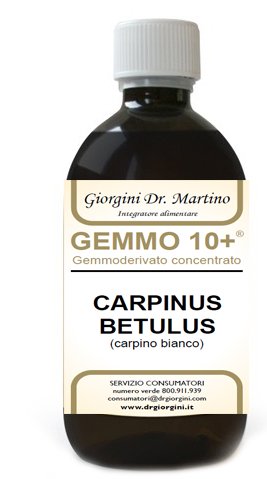 GEMMO 10+ CARPINO BIANCO 500 ML LIQUIDO ANALCOLICO