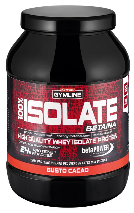 GYMLINE 100% WHEY ISOLATE CACAO 900 G