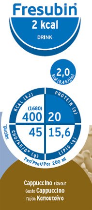 FRESUBIN 2 KCAL DRINK CAPPUCCINO 4 FLACONI X 200 ML