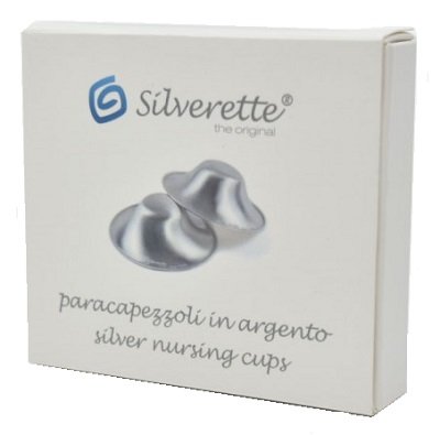 SILVERETTE MINI COPPETTE PROTEZIONE CAPEZZOLI IN ARGENTO 2 PEZZI