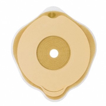 PLACCA PIANA FLEXIMA KEY 50 MM CON PROTETTORE CUTANEO IDROCOLLOIDALE E FLANGIA 5 PEZZI