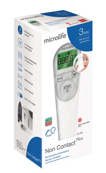 TERMOMETRO FRONTALE MICROLIFE NO CONTACT PLUS NC200