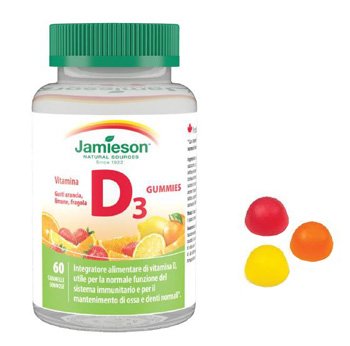 JAMIESON VITAMINA D GUMMIES 1000 60 CARAMELLE GOMMOSE