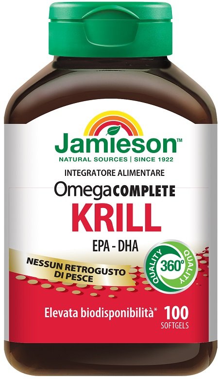 JAMIESON OMEGA COMPLETE PURE KRILL OIL 100 PERLE