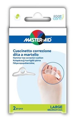CORRETTORE DITA A MARTELLO MASTER-AID FOOTCARE LARGE 2 PEZZI C13