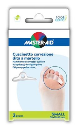 CORRETTORE DITA A MARTELLO MASTER-AID FOOTCARE SMALL 2 PEZZI C12