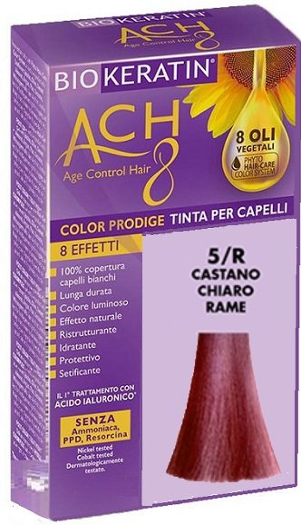 BIOKERATIN ACH8 COLOR PRODIGE 5/R CASTANO CHIARO RAME