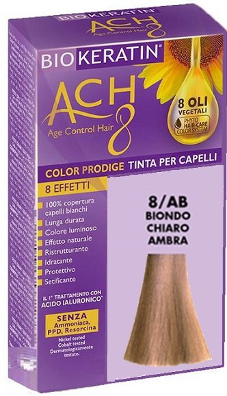 BIOKERATIN ACH8 COLOR PRODIGE 8/AB BIONDO CHIARO AMBRA