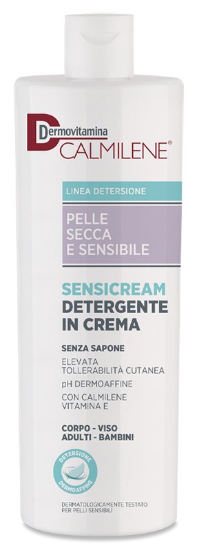 DERMOVITAMINA CALMILENE SENSICREAM DETERGENTE IN CREMA SENZA SAPONE PER PELLE SECCA E SENSIBILE 500 ML