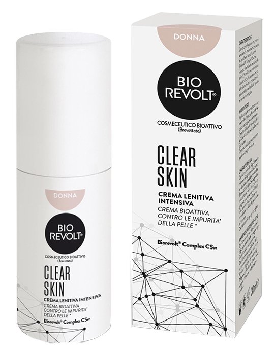 BIOREVOLT RX CLEAR SKIN DONNA CREMA LENITIVA INTENSIVA BIOATTIVA PER PELLI IMPURE 30 ML