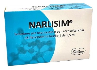 NARLISIM SOLUZIONE PER USO NASALE E AEROSOLTERAPIA 15 FLACONCINI RICHIUDIBILI DA 2,5 ML L%27UNO