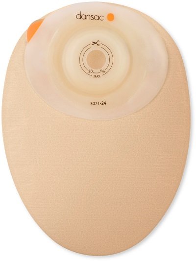 DANSAC NOVALIFE TRE 1 SACCA CHIUSA SOFTCONVEX MAXI PER COLOSTOMIA CON FINESTRA RITAGLIABILE 15-44MM 590 ML 10 PEZZI