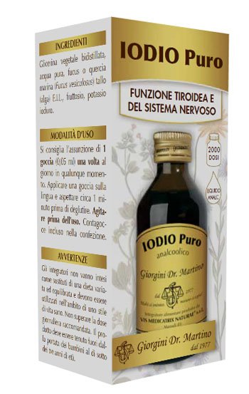 IODIO PURO ANALCOLICO 100 ML
