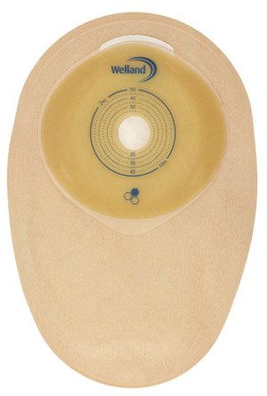 SACCA COLOSTOMIA MONOPEZZO AURUM XTRA BIODEGRADABILE MIDI OPACA RITAGLIABILE 19-50MM 30 PEZZI