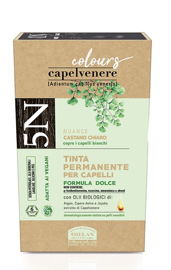 CAPELVENERE COLOURS TINTA CAPELLI 5N CASTANO CHIARO
