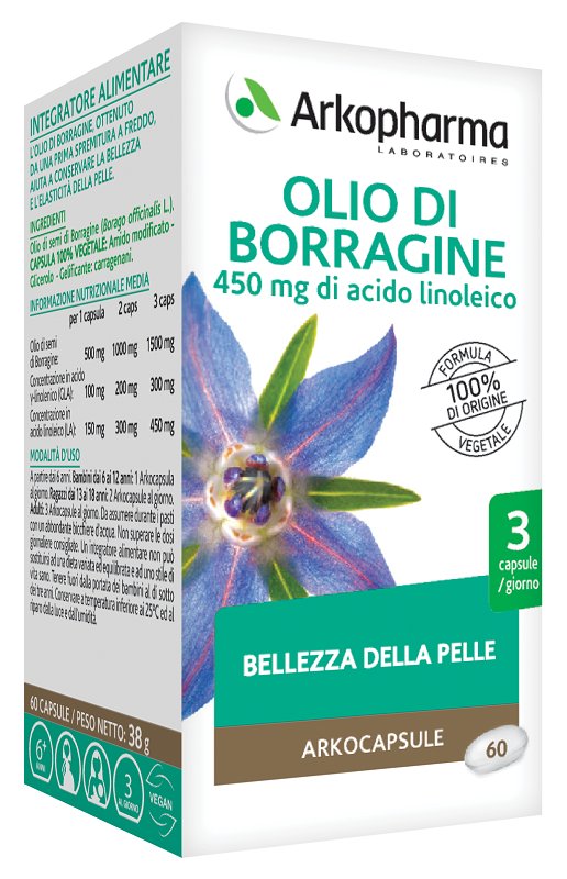 ARKOPHARMA OLIO DI BORRAGINE 60 PERLE