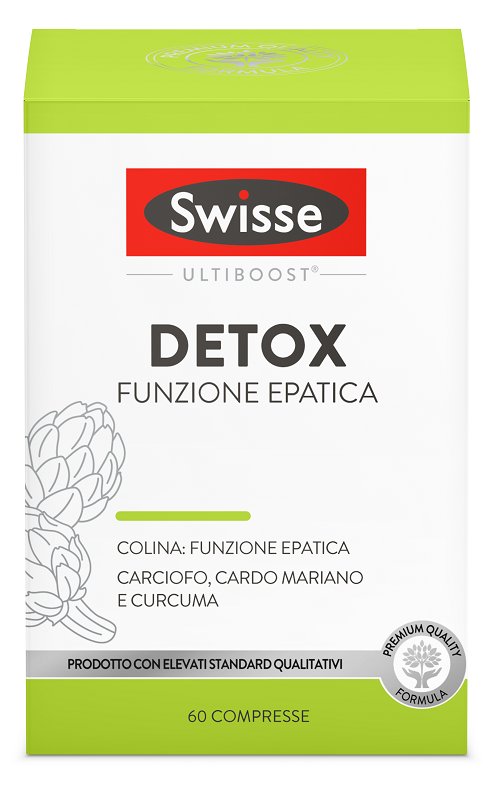 SWISSE DETOX FUNZIONE EPATICA 60 COMPRESSE DA 1085 MG